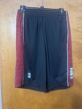 NBA Black & Red Athletic Basketball Shorts